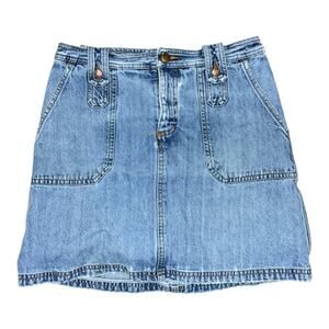 High Sierra Vintage Denim Skort/Skirt • Size 6 • 90s Y2K Jean Skort Women’s